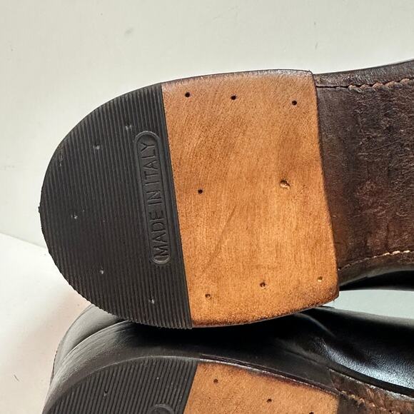 NEW HEELS R. M. Williams VTG Craftsman Chelsea Boot Chestnut Leather UK 8 / US 9 - Picture 13 of 14